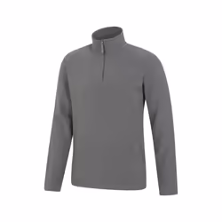 Mountain Warehouse Mens Camber II Half Zip Fleece Top - 4XL, Dark Grey