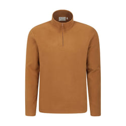 Mountain Warehouse Mens Camber II Half Zip Fleece Top - L, Mustard