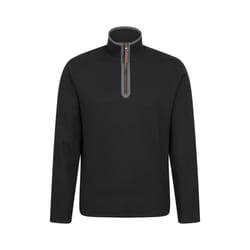 Mountain Warehouse Mens Beta Contrast Zip Top - XXS, Black