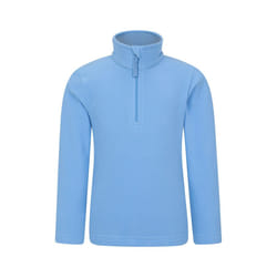 Mountain Warehouse Childrens/Kids Camber II Half Zip Fleece Jacket - 5-6 Years, Bright Blue