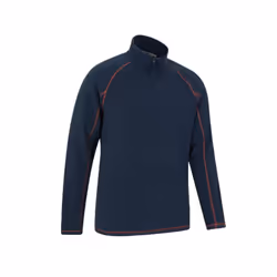 Mountain Warehouse Mens Ashbourne II Half Zip Fleece Top - 4XL, Navy
