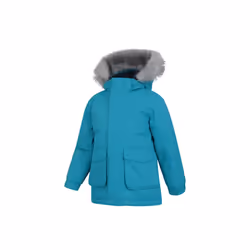 Mountain Warehouse Childrens/Kids Ranger Logo Water Resistant Jacket - 9-10 Years, Petrol