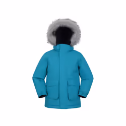 Mountain Warehouse Childrens/Kids Ranger Logo Water Resistant Jacket - 5-6 Years, Petrol