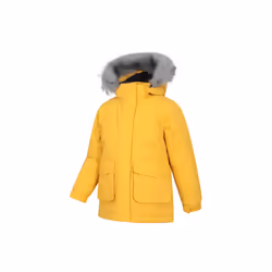 Mountain Warehouse Childrens/Kids Ranger Logo Water Resistant Jacket - 13 Years, Mustard