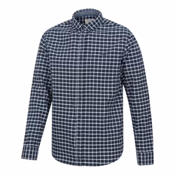 Mountain Warehouse Mens Driftwood Checked Organic Shirt - XS, Dark Blue