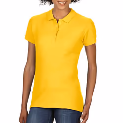 Gildan Womens/Ladies Double Piqué Polo Shirt - S, Daisy