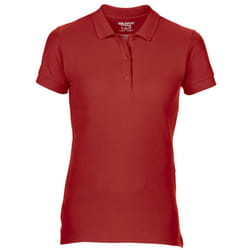 Gildan Womens/Ladies Double PiquÃ© Polo Shirt - XXL, Red
