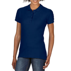 Gildan Womens/Ladies Double PiquÃ© Polo Shirt - L, Navy