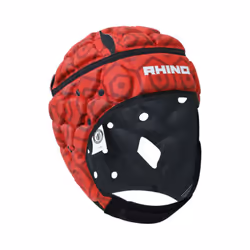 Rhino Childrens/Kids JB VII Rugby Headguard - M, Red/Black