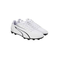 Puma Mens Vitoria FG/AG Football Boots - 10 UK, White/Black