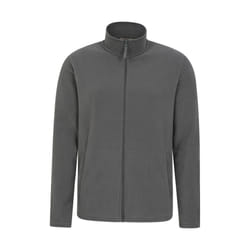 Mountain Warehouse Mens Camber Fleece Jacket - XS, Dark Grey