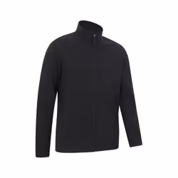 Mountain Warehouse Mens Camber Fleece Jacket - XS, Black