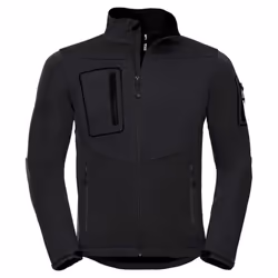 Russell Mens Sports Soft Shell Jacket - XXL, Black