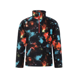 Mountain Warehouse Childrens/Kids Pursuit Dinosaur Skeleton Half Zip Fleece Top - 5-6 Years, Bright Orange