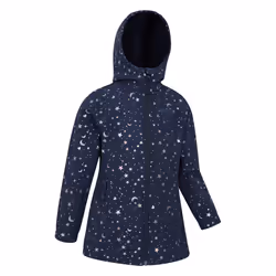 Mountain Warehouse Childrens/Kids Exodus Stars Long Length Soft Shell Jacket - 3-4 Years, Iridescent