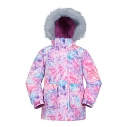 Mountain Warehouse Childrens/Kids Ranger Abstract Water Resistant Jacket - 13 Years, Bright Pink
