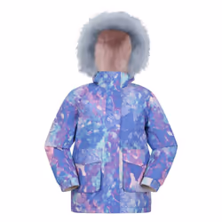 Mountain Warehouse Childrens/Kids Ranger All-Over Print Water Resistant Jacket - 9-10 Years, Lilac