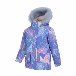 Mountain Warehouse Childrens/Kids Ranger All-Over Print Water Resistant Jacket - 9-10 Years, Lilac