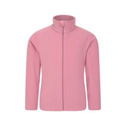 Mountain Warehouse Childrens/Kids Camber II Full Zip Fleece Jacket - 13 Years, Pink