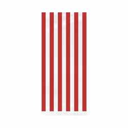 Unique Party Striped Cellophane Party Bags (Pack of 20)