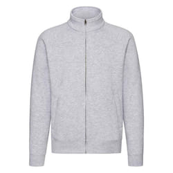 Fruit Of The Loom Mens Heather Premium Sweatshirt - XXL, Heather Grey