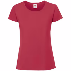 Fruit of the Loom Womens/Ladies Iconic 195 Premium T-Shirt - XL, Cranberry