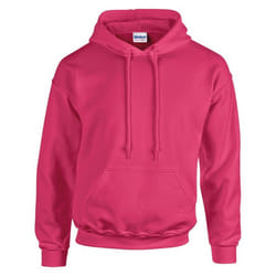 Gildan Mens Hoodie - 3XL, Heliconia