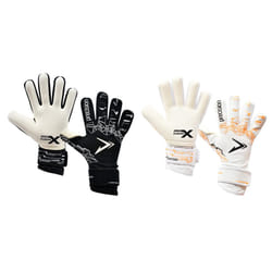 Precision Childrens/Kids Fusion X Pro Lite Giga Goalkeeper Gloves - 6, White/Fluorescent Orange