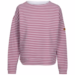 Trespass Womens/Ladies Soothing Striped Marl Top - L, Light Mulberry