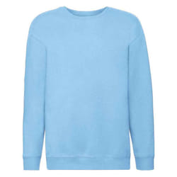 Fruit of the Loom Childrens/Kids Premium Drop Shoulder Sweatshirt - 12-13 Years, Sky