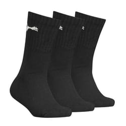 Puma Childrens/Kids Logo Crew Socks (Pack Of 3) - 12 UK Child-2 UK, Black