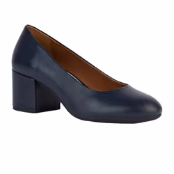 Geox Womens/Ladies D Eleana A Nappa Leather Court Shoes - 4 UK, Navy