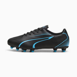 Puma Childrens/Kids Vitoria Football Boots - 11 UK Child, Black/Luminous Blue