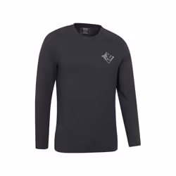 Mountain Warehouse Mens Mountain View T-Shirt - XXS, Dark Grey