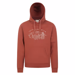 Mountain Warehouse Mens Into The Wild Hoodie - XXS, Rust
