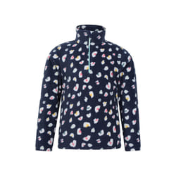 Mountain Warehouse Childrens/Kids Endeavour Animal Print Half Zip Fleece Top - 7-8 Years, Pale Yellow