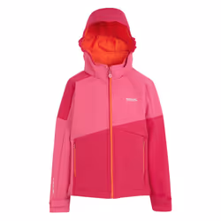 Regatta Childrens/Kids Acidity VII Soft Shell Jacket - 11-12 Years, Flamingo Pink/Pink Potion