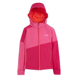Regatta Childrens/Kids Acidity VII Soft Shell Jacket - 11-12 Years, Flamingo Pink/Pink Potion
