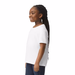 Gildan Childrens/Kids Plain T-Shirt - 7-8 Years, White