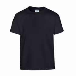 Gildan Childrens/Kids Plain Lightweight T-Shirt - 5-6 Years, Black