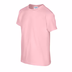 Gildan Childrens/Kids Plain Lightweight T-Shirt - 7-8 Years, Light Pink