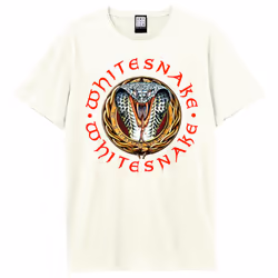 Amplified Unisex Adult Donnington Snake T-Shirt - S, Vintage White