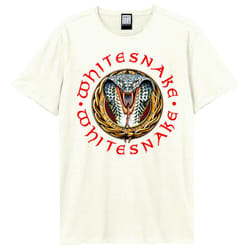 Amplified Unisex Adult Donnington Snake T-Shirt - S, Vintage White