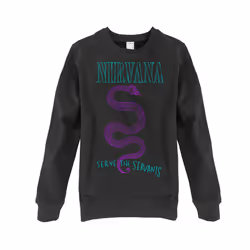 Amplified Unisex Adult Serve The Servants Nirvana Sweatshirt - M, Charcoal