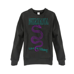 Amplified Unisex Adult Serve The Servants Nirvana Sweatshirt - M, Charcoal