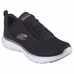 Skechers Womens/Ladies Flex Appeal 5.0 Uptake Contrast Trainers - 8 UK, Black/Rose Gold