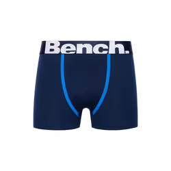 Bench Mens Bamber Assorted Designs Boxer Shorts (Pack of 3) - S, Blue/Navy