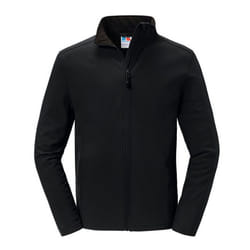 Russell Mens Essential Soft Shell Jacket - XL, Black