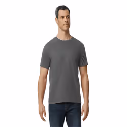 Gildan Mens Plain Lightweight T-Shirt - S, Charcoal