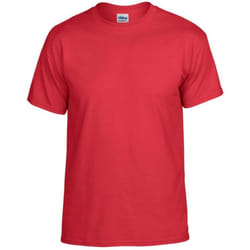 Gildan Mens Plain Lightweight T-Shirt - M, Red